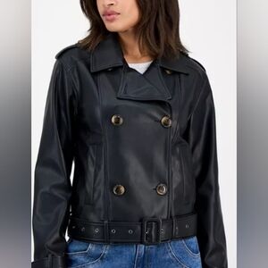 Steve Madden Black Leather Jacket